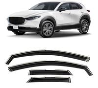 CLIM ART pour Canal Déflecteurs Voiture pour/Compatible avec Mazda CX-30 2019-2026 -Déflecteur d'air, Déflecteurs pour Auto, Deflecteur Air Fenêtre-Protection Soleil&Pluie-Inst. Facile-4Pc N