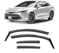 CLIM ART pour Canal Déflecteurs Voiture pour/Compatible avec Toyota Corolla Hatchback 18-26 -Déflecteur d'air, Déflecteurs pour Auto, Deflecteur Air Fenêtre -Protection Soleil&Pluie -Inst.Facile -4Pc