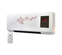 Clim Mural 2-en-1 sans Conduit, Ventilateur Climatiseur Red,55*24*12cm | Climatiseur sans Evacuation avec Télécommande, Minuterie 8H, Modes Froid/Chaud pour Chambre, Garage, Intérieur