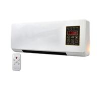 Clim Mural 2-en-1 sans Conduit, Ventilateur Climatiseur White,55*24*12cm | Climatiseur sans Evacuation avec Télécommande, Minuterie 8H, Modes Froid/Chaud pour Chambre, Garage, Intérieur