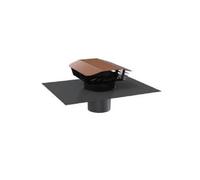Clim & Ventil - Chapeau de toiture CP PERFORMANCE - Diamètre 160mm - Rouge Tuile