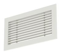 Climaconnect Grille de barre en aluminium - Avec ressorts de serrage - 500 x 100 mm - RAL 9010