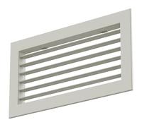 Climaconnect Grille murale en aluminium réglable individuellement - Avec ressorts de serrage - 400 x 200 mm - RAL 9010