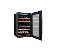 Climadiff Avintage AVI48CDZA - Cave à vin - encastrable - niche - largeur : 56 cm - profondeur : 55 cm - hauteur : 87.8 cm - 132 litres - classe G - verre noir