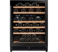 Cave à vin Climadiff CBU50D2B - encastrable - niche - 60.5x57.5x82.5 cm (lxpxh) - 138 litres - classe F - noir
