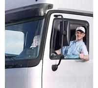 ClimAir Déflecteurs latéraux compatible avec MAN TG3/TGX 2020- (LHD), Rauchgrau