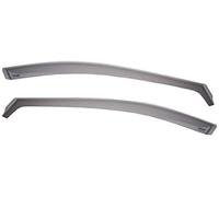 ClimAir Déflecteurs latéraux compatible avec Seat Leon 5F 5 portes & ST 2012-2020, Rauchgrau