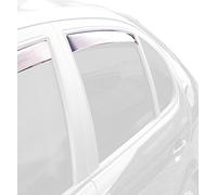 ClimAir Déflecteurs latéraux Master Noir (arrière) compatible avec BMW Série 5 E60 Sedan 2003-2010