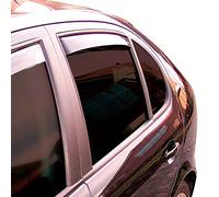 ClimAir Déflecteurs latéraux Master Noir (arrière) compatible avec Volkswagen T-Cross 2019-