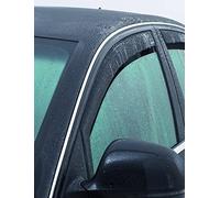 ClimAir Déflecteurs latéraux Noir compatible avec Volkswagen Caddy V Box/MPV 2020- & Ford (Grand) Tourneo Connect MPV 2022-