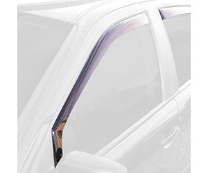ClimAir Déflecteurs latéraux Noir sur mesure | compatible avec Jeep Renegade 2014-2016