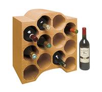 CLIMAPOR Casier à bouteilles - polystyrène - forme arrondie - couleur terra - 12 bouteilles max. Ø 9 cm - 1 pièce