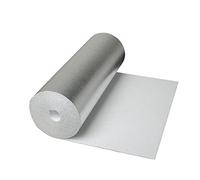 CLIMAPOR Isolant sous papier peint contrecollé alu - polystyrène - 5 m x 0,5 m x ~4 mm - 2 rouleaux (~ 5 m2)