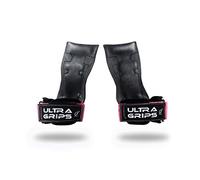 Climaqx® Ultra Grips Profi Ls De Traction | Poignées/Sangles De Levage pour Le Fitness, Le Culturisme Et Le Powerlifting | Bandage De Poignet Intégré | Modèle 2020 | Rose