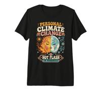 Climat Personnel Bouffées de Chaleur Ménopause Humour T-Shirt Haut de Gamme