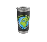 Climate Action Now Protection de l'environnement Changement climatique Gobelet isotherme en acier inoxydable double paroi