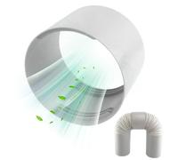 Climateur de climatiseur Coupleur 5,9 Pouces, connecteur de Tuyau d'échappement AC Extension Extender Universal Fits Tyre de Fil dans Le Sens horaire dans Le Sens antihoraire, 1