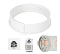 Climateur de climatiseur Coupleur d'échappement, 5, 9 pouces Portable Climatiseur Connecteur de bout conduit, accessoires d'adaptateur 'interface AC Coupleur