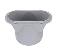 Climateur de climatiseur portable Coupleur de 5 pouces Adaptateur de fenêtre de matériau ABS durable pour le tuyau d'échappement de la climatisation de 130 mm de diamètre Aucun
