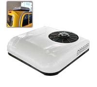 Climateur De Toit 24V Pour Camping-car, Camions Et Caravanes, Climatiseur De Refroidissement Sur Le Toit, RV Électrique Climatiseur DC Pour Remorque Excavateur Voiture(Blanca)