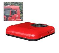 Climateur De Toit 24V Pour Camping-car, Camions Et Caravanes, Climatiseur De Refroidissement Sur Le Toit, RV Électrique Climatiseur DC Pour Remorque Excavateur Voiture(Rouge)