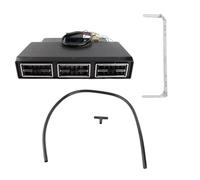 Climatisation Auto Underdash Evaporateur 36 Pass 4 Voies, 3 Vitesses d’Air - Puissance 19883 BTU, Kit Universel pour Véhicules Sans Climatisation d’Origine (12V 9,8A)