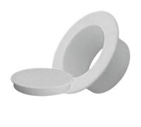 Climatisation Décoration du trou mural, trou de paroi de la tour de climatisation Couvre-plaque de blocage de la plaque de blocage blanc Type110