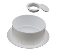 Climatisation Décoration du trou mural, trou de paroi de la tour de climatisation Couvre-plaque de blocage de la plaque de blocage blanc Type50