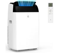 Climatisation portable 3 en 1 10000 BTU - Refroidissement, Ventilation, déshumidification - Silencieux, efficace, écran LED, minuterie 24h, télécommande, gaz R290