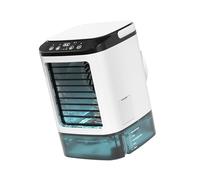 Climatisation portable par évaporation avec fonction d'humidification, lumière LED 7 couleurs, réglable, 3 vitesses, refroidisseurs d'air pour chambre de bébé
