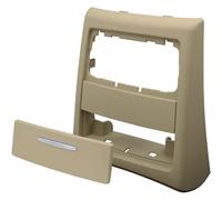 Climatisation Sortie Climatiseur Pour BMW Série 3 E90 E91 2005 - 2012 Calandre Ventilation Pour Climatisation Arrière Cadre Extérieur Amélioré Garniture Cendrier(Beige D)