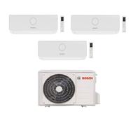 Climatisation tri split - BOSCH - 6,2 KW réversible - 3 unités intérieures - Gaz R32