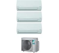 Climatisation Trial Split 9000 + 9000 + 12000 Btu, inverseur, pompe à chaleur - Daikin 3AMXF52A Siesta