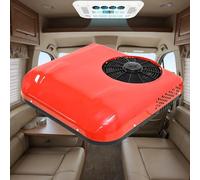 Climatiseur 12 V 24 V pour camping-car, unité de stationnement sur le toit avec refroidissement efficace, affichage de la température et télécommande, taille minimale d'ouverture de la fenêtre de toit