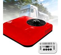 Climatiseur 12V DC/Climatiseur de Toit Ultra-Mince pour Voiture Red-12V