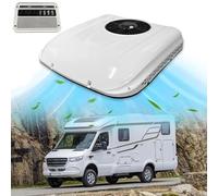 Climatiseur 7000BTU, mini climatiseur de toit intégré 12V/24V, climatiseur 700W DC, refroidissement rapide, pour semi-camion, bus, camping-car, pick-up, camping-car, fourgonnette, remorque