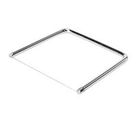 Climatiseur à fromage en acier inoxydable - Coupe-fil pour blocs de fromage - Outil manuel pour couper le fromage à pâte dure et le beurre - Trancheuse portable pour créer des cubes de fromage