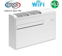 Argoclima APOLLO12HP 0537969 Climatiseur fixe sans unité extérieure - onduleur - 29 db - débit d'air 480 m3 / h - blanc - Classe énergétique: A