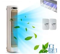 Climatiseur Brizac, Brizac Cooling Ace, Refroidisseur d'air Brizac, Profitez d'un rafraîchissement rapide, naturel et sain, Climatiseur portable silencieux à 3 vitesses (Blanc)