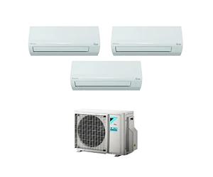 Climatiseur Daikin Trial Split 9000 + 9000 + 9000 Btu Pompe à chaleur, Inverter Gas R32-3xATXF25A + 3AMXF52A9