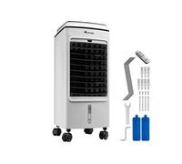 Climatiseur d'air Mobile avec lamelles pivotantes avec fonction de minuterie blanc