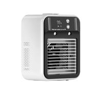 Climatiseur d'air portable - Mini Rafraîchisseur Personnel 2 Vitesses,Climatiseur Réservoir 500 ml,Chambre Salon Voiture Extérieur Maison Camping Garage Table