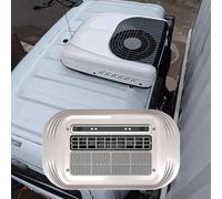 Climatiseur de camion 12 V 24 V, toit ultra fin pour camping-car, refroidissement rapide 8 minutes, affichage de la température, taille d'installation 25 x 35 cm à 38 x 42 cm