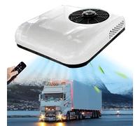 Climatiseur De Camping-Car 12V/24V, Climatiseur De Stationnement Télécommandé - Capacité De Refroidissement De 2200W + Volume D'air De 450m³/h + Refroidissement Rapide En 3s,12V