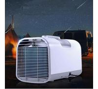 Climatiseur de camping, unité de climatisation silencieuse sans vidange avec télécommande, modes de refroidissement rapide, de refroidissement et de déshumidification, utilisation en camping-car