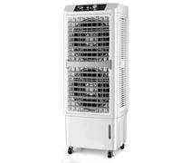 Climatiseur de Marais 51 Pouces, Refroidisseur D'air par Évaporation, Ventilateur à 3 Vitesses, Double Sortie D'air, Réservoir de 40 L, for Intérieur/extérieur/garage