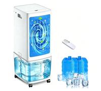 Climatiseur de marais, refroidisseur par évaporation de 4 000 CFM, réservoir de 3 litres, 3 modes, 3 vitesses, télécommande, minuterie, climatisation portable pour chambre à coucher, bureau