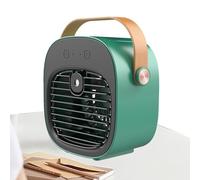 Climatiseur de pièce portable, ventilateur de refroidissement rechargeable | Refroidisseur d'air personnel avec 3 vitesses, ventilateur d'unité AC, avec réservoir d'eau pour la maison, la