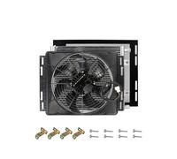 Climatiseur de stationnement for fourgonnette 14" x 18" x 26 mm, condenseur à onduleur sans balais, ventilateur de refroidissement avec bouteille de séchage intégrée(Blow DC-12V)