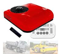 Climatiseur de toit 24 V pour camping-car, système de stationnement et de refroidissement 2 en 1 pour camions, véhicules de construction, pelleteuses, grues, camionnettes